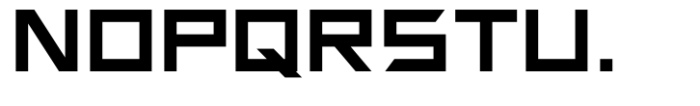 Neoflex Square Regular Font UPPERCASE