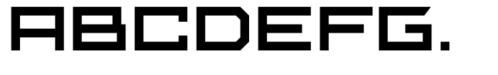 Neoflex Square Semi Expanded Font UPPERCASE