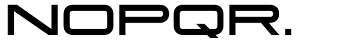 Neoflex Standard Expanded Font UPPERCASE