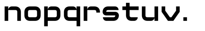 Neoflex Standard Regular Font LOWERCASE