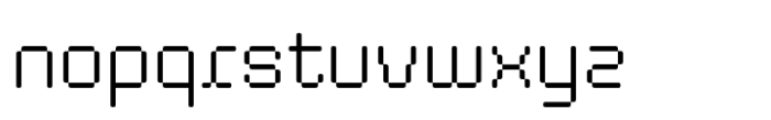 Neofloc Rounded Regular Font LOWERCASE