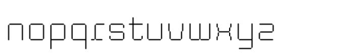 Neofloc Rounded Thin Font LOWERCASE