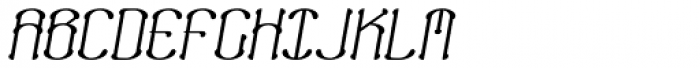 Neogot Italic Font UPPERCASE
