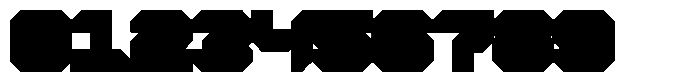 Neogrid Backfill Font OTHER CHARS