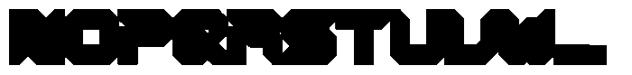 Neogrid Backfill Font UPPERCASE