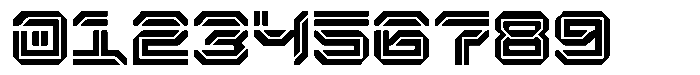 Neogrid Inline Font OTHER CHARS