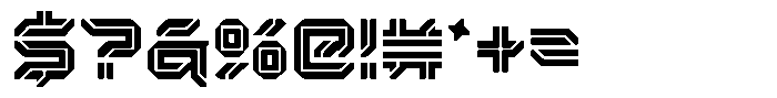 Neogrid Inline Font OTHER CHARS