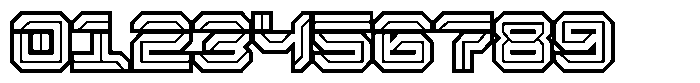 Neogrid Outline Font OTHER CHARS