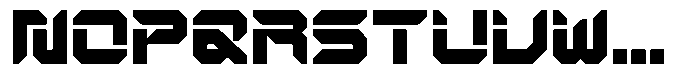 Neogrid Regular Font LOWERCASE