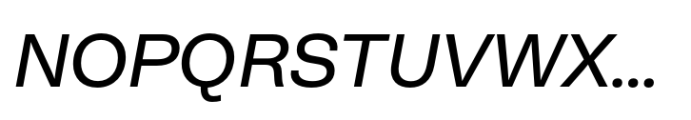 Neogrotesk Essential Alt Regular Italic Font UPPERCASE