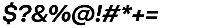 Neogrotesk Pro Bold Italic Font OTHER CHARS
