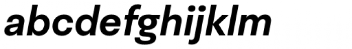Neogrotesk Pro Bold Italic Font LOWERCASE