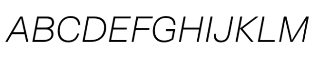 Neogrotesk Small Caps Ultra Light Italic Font UPPERCASE
