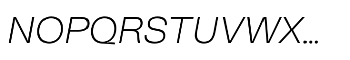 Neogrotesk Small Caps Ultra Light Italic Font UPPERCASE