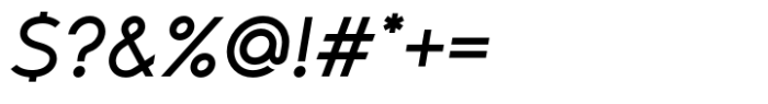Neokurat SD Demi Italic Font OTHER CHARS