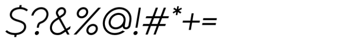 Neokurat SD Light Italic Font OTHER CHARS