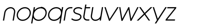 Neokurat SD Light Italic Font LOWERCASE