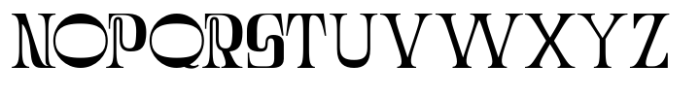 Neolost Medium Font UPPERCASE
