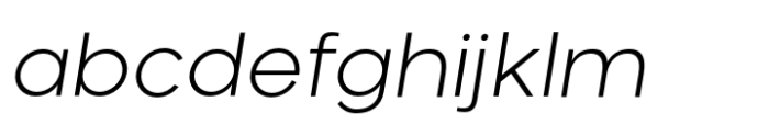Neometric Light Italic FONT
