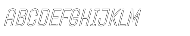 Neon Shine Italic Font UPPERCASE