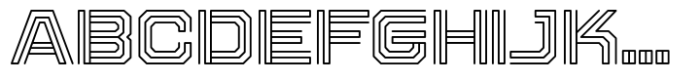 Neon Street Font LOWERCASE
