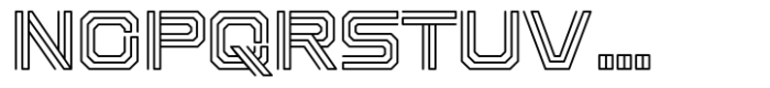 Neon Street Font LOWERCASE