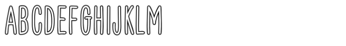 Neon Summer Bold Outline Font