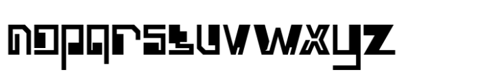 Neon Whirl Regular Font LOWERCASE