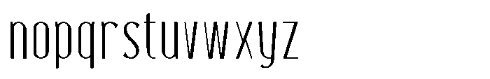 Neonette Sans Extra Light Font LOWERCASE