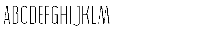 Neonette Sans Thin Font UPPERCASE
