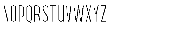 Neonette Sans Thin Font UPPERCASE