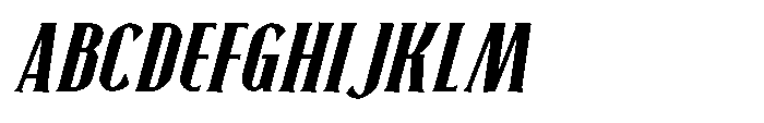 Neonette Serif Bold Italic Font UPPERCASE
