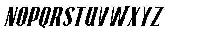 Neonette Serif Bold Italic Font UPPERCASE