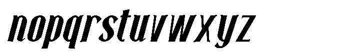 Neonette Serif Bold Italic Font LOWERCASE