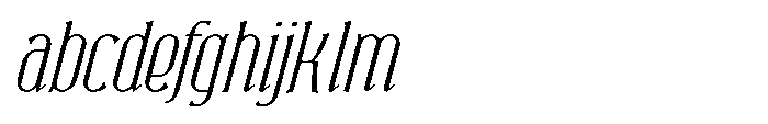 Neonette Serif Extra Light Italic FONT