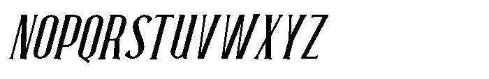Neonette Serif Italic Font UPPERCASE