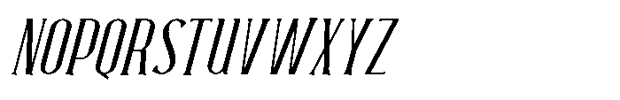 Neonette Serif Light Italic Font UPPERCASE