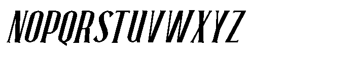 Neonette Serif Medium Italic Font UPPERCASE