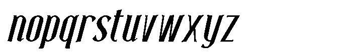 Neonette Serif Medium Italic Font LOWERCASE