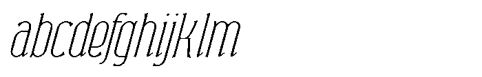 Neonette Serif Thin Italic FONT