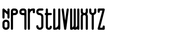 Neonland Regular Font LOWERCASE