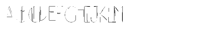 Neonrift Font UPPERCASE