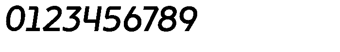 Neopol Print Bold Slanted Font OTHER CHARS