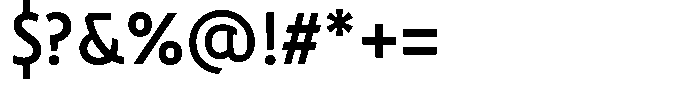 Neopol Print Bold Font OTHER CHARS