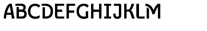 Neopol Print Bold Font UPPERCASE