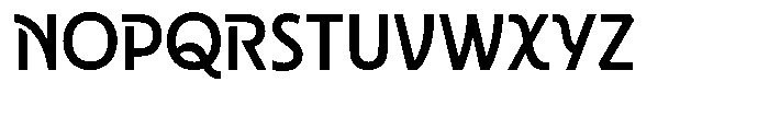 Neopol Print Bold Font UPPERCASE