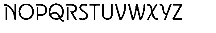 Neopol Print Light Font UPPERCASE