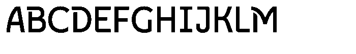 Neopol Print Medium Font UPPERCASE