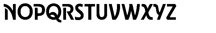 Neopol Print Ultra Font UPPERCASE
