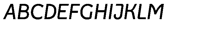 Neopol Sans Dark Slanted Font